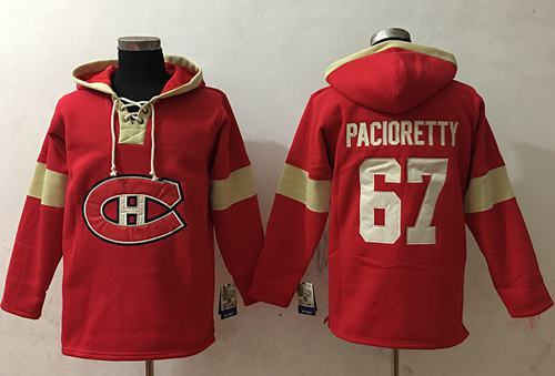 Canadiens #67 Max Pacioretty Red Pullover NHL Hoodie